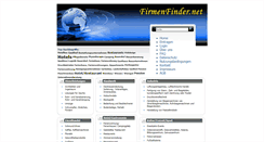 Desktop Screenshot of firmenfinder.net